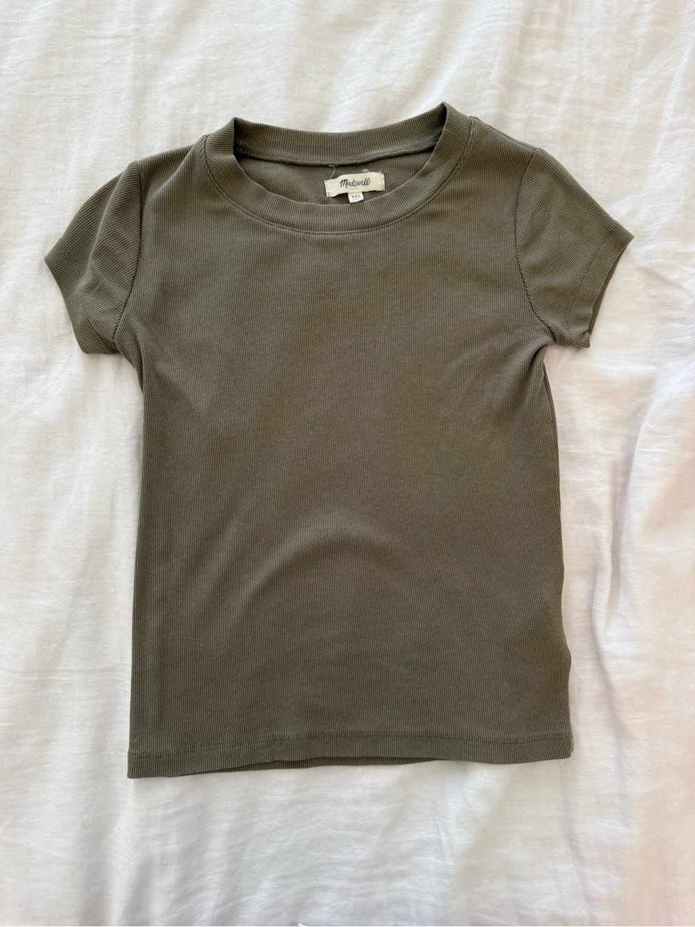Madewell  Short Sleeve Tee in Olive Green